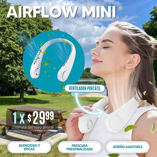 AirFlow Mini: Ventilador de cuello portátil